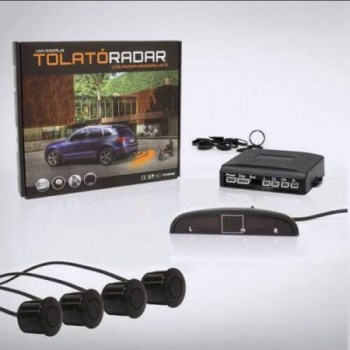 univerzális 4 szenzoros parkolósegéd, tolatóradar kijelzővel